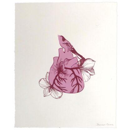 Love is a blossom - Serigrafi