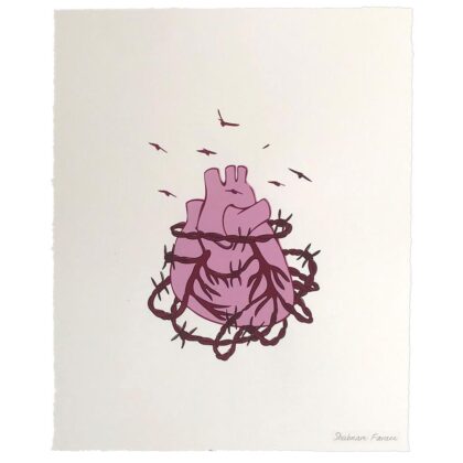 Love is pain - Serigrafi